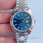 V3 Version Rolex Datejust 41 Blue Dial Jubilee Replica Watch